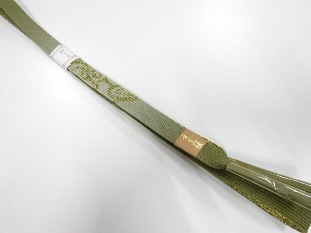 JAPANESE KIMONO / UNUSED KOREI HAND-TIED OBIJIME
